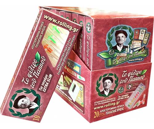 Pappous Pipe - Extra Slim 20 pcs. (42902-080) -  Price: 6,60€