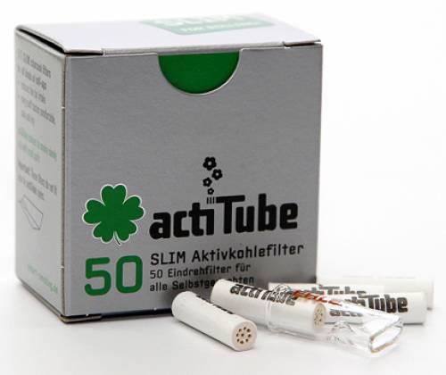 Ανταλλακτικό Φίλτρο actiTube Slim 50 Ενεργού Ανθρακα 7mm - Τιμή: 5,10€