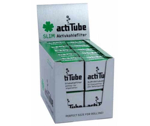 20x Ανταλλακτικό Φίλτρο actiTube Slim 10 Ενεργού Ανθρακα 7mm - Τιμή: 32,00€