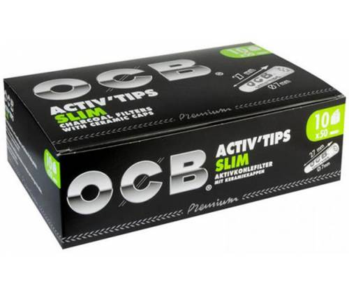 Φίλτρο OCB Slim 50 Ενεργού Ανθρακα 7mm - Τιμή: 6,45€