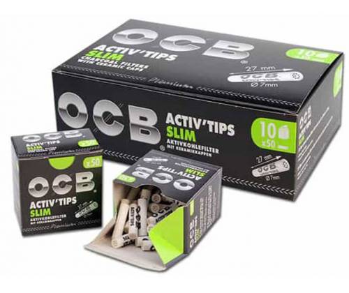 Φίλτρο OCB Slim 50 Ενεργού Ανθρακα 7mm - Τιμή: 6,45€