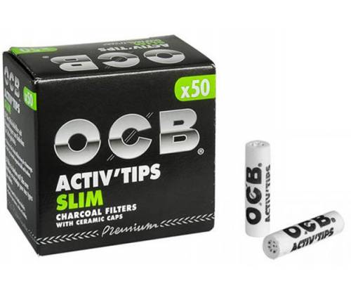 Φίλτρο OCB Slim 50 Ενεργού Ανθρακα 7mm - Τιμή: 6,45€