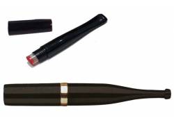 Denicotea Πιπάκι Τσιγάρου Regular 8mm Black-Gold Ring - Μήκος 8cm (20213)