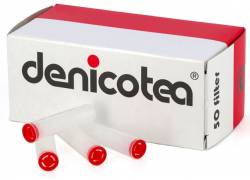 Denicotea Ανταλλακτικά Φίλτρα Πίπας 8mm - Short (Μήκος 35mm) - 50τεμ.