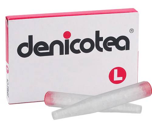 Denicotea Ανταλλακτικά Φίλτρα Πίπας 8mm - Long  (Μήκος 55mm) - 10τεμ. - Τιμή: 2,65€