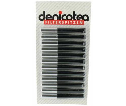 Denicotea Πιπάκι Τσιγάρου Regular 8mm Black-Silver Μήκος 10cm (20250) - Τιμή: 6,90€