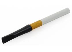 Denicotea Πιπάκι Τσιγάρου Denitip Μιας Χρήσης Regular 8mm Μαύρο - Μήκος 6cm
