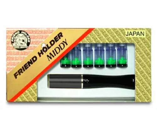 Friend Holder Πιπάκι Regular Middy 8mm - Μαύρο (Japan) - Τιμή: 11,40€