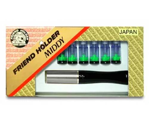 Friend Holder Πιπάκι Regular Middy 8mm - Ασημί (Japan) - Τιμή: 11,40€