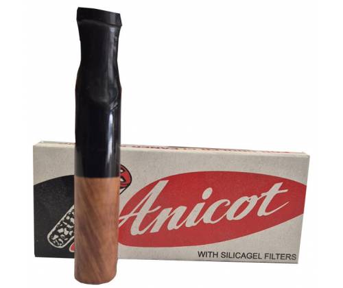 Πίπα Τσιγάρου Luxor Anicot Καφέ-Μαύρο (830) Για Regular 8mm Τσιγάρα - Τιμή: 14,90€