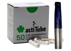 Pipex Acrylic Cigarette Pipe for Replacement Filter ActiTube 7mm - Regular 8mm - Dark Blue