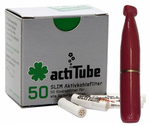 Pipex Acrylic Cigarette Pipe for Replacement Filter ActiTube 7mm - Slim 6mm - Bordeaux Matt -  Price: 17,30€