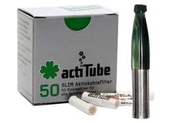 Pipex Acrylic Cigarette Pipe for Replacement Filter ActiTube 7mm - Regular 8mm - Green
