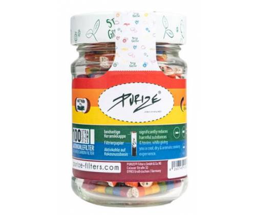 Φίλτρο Purize Extra Slim 100 Ενεργού Ανθρακα 5.9mm - Rainbow - Τιμή: 16,90€