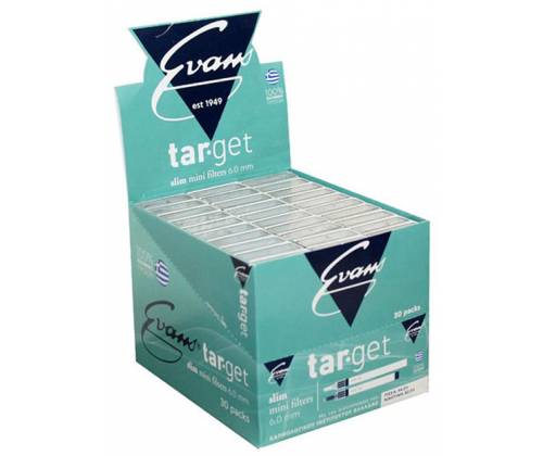 Evans Target Πιπάκι - Slim - Τιμή: 0,33€