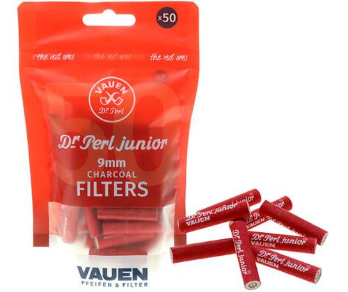 Vauen Φίλτρα πίπας Bag Red - 9mm 50τεμ. - Τιμή: 6,90€