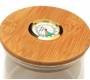 20 Cigar Humidifier Glass Jar with Hygrometer (0531) - 22x12.5cm -  Price: 35,50€