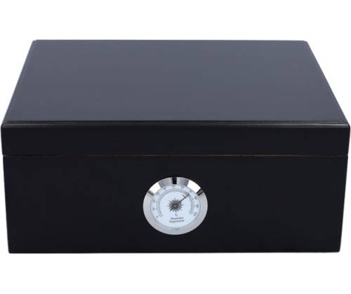 Σετ Ξύλινος Υγραντήρας Πούρων Sikarlan με Υγρασιόμετρο, Σταχτοδοχείο και Πουροθήκη Καφέ για 30 Πούρα - Ξύλο Κέδρου 26x22x11cm - Τιμή: 114,00€