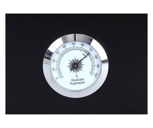 Σετ Ξύλινος Υγραντήρας Πούρων Sikarlan με Υγρασιόμετρο, Σταχτοδοχείο και Πουροθήκη Καφέ για 30 Πούρα - Ξύλο Κέδρου 26x22x11cm - Τιμή: 114,00€