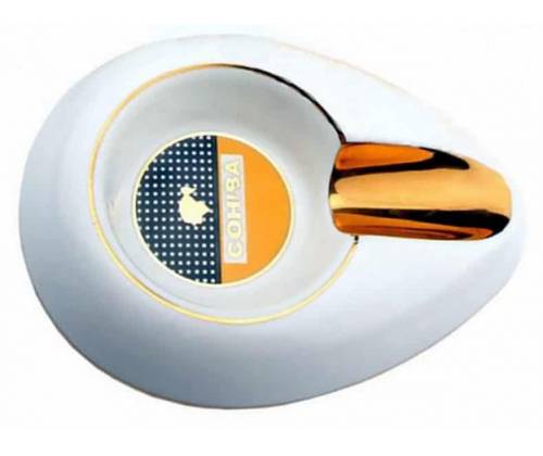 Σταχτοδοχείο Κεραμικό Cohiba 1 θέσης για Πούρα Λευκό - ASH-17-1 - Τιμή: 22,50€