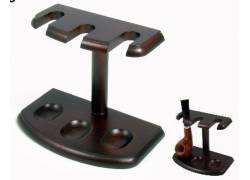 Βάση για Πίπα Καπνού Τριών (3) Θέσεων Ξύλινη