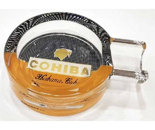 Σταχτοδοχείο Γυάλινο Cohiba 1 θέσης για Πούρα - ASH-326-6 - Τιμή: 12,90€