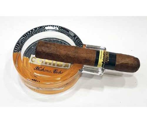 Σταχτοδοχείο Γυάλινο Cohiba 1 θέσης για Πούρα - ASH-326-6 - Τιμή: 12,90€