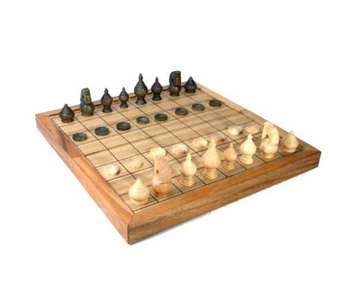Ξύλινο Επιτραπέζιο ΤαΪλανδέζικο Σκάκι (Thai Chess) - Τιμή: 50,00€