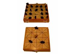 Ξύλινο Επιτραπέζιο Τίγρεις Και Κατσίκες Μεσαίο (Bagh 