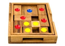 Wooden Logic Puzzle Khun Phaen Large