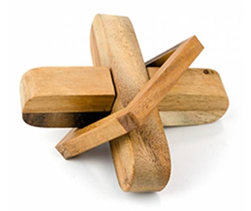 Ξύλινος Γρίφος Λογικής Cross Out - Τιμή: 10,00€