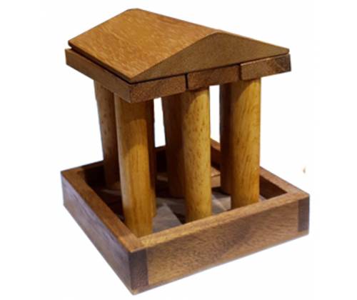 Ξύλινος Κατασκευαστικός Γρίφος Λογικής Parthenon - Τιμή: 16,00€