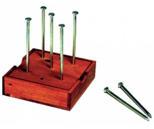 Wooden Logic Puzzle Nail -  Price: 12,00€