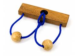 Ξύλινος Γρίφος  Με Σχοινιά & Κόμπους String Puzzle