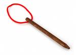 Wooden Puzzle With Ropes & Knots Pin