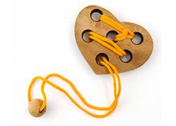Ξύλινος Γρίφος Με Σχοινιά & Κόμπους Only One Lover