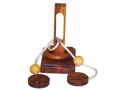 Ξύλινος Γρίφος  Με Σχοινιά & Κόμπους Big Leak Large