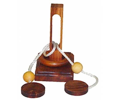 Ξύλινος Γρίφος  Με Σχοινιά & Κόμπους Big Leak Large - Τιμή: 12,00€