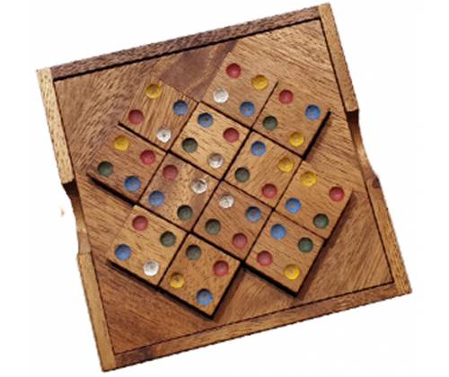Ξύλινος Γρίφος Λογικής Colour Match - Τιμή: 12,00€