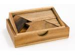 Ξύλινος Σχεδιαστικός Γρίφος The T Tangram