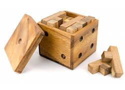 Wooden Logic Puzzle In Box Twentyfive