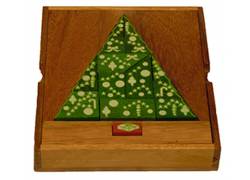 Wooden Logic Puzzle In Box X-MAS