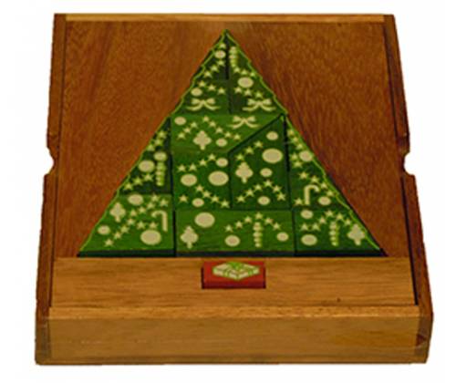 Ξύλινος Γρίφος Λογικής Σε Κουτί X-MAS - Τιμή: 20,00€