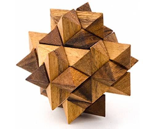 Ξύλινος Κατασκευαστικός Γρίφος Λογικής Antivirus - Τιμή: 15,00€