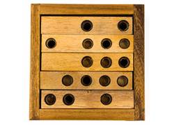 Wooden Logic Puzzle Deep Hole
