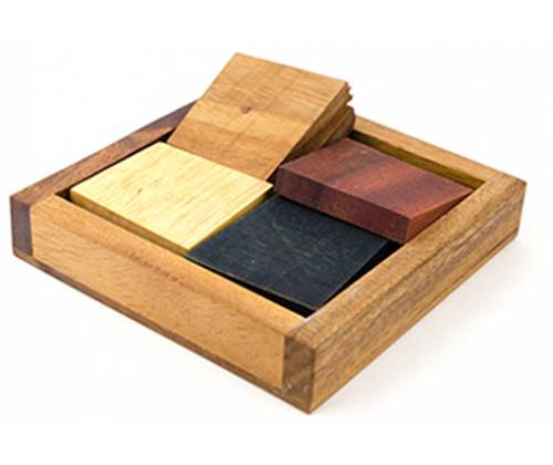 Ξύλινος Γρίφος Λογικής Σε Κουτί Rhombus - Τιμή: 12,00€