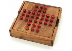 Wooden Logic Puzzle Solitaire Small