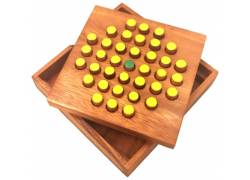 Wooden Logic Puzzle Solitaire Extra Ball Large