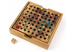 Ξύλινο Επιτραπέζιο Παιχνίδι Snakes & Ladders