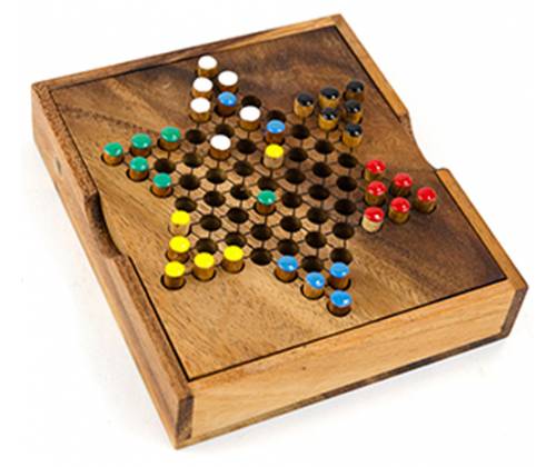 Ξύλινο Επιτραπέζιο Παιχνίδι Chinese Checkers Small - Τιμή: 15,00€